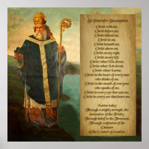 St Patricks Breastplate Poster