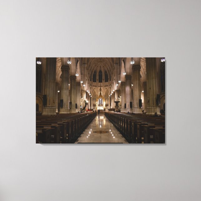 St. Patrick's Cathedral  Canvas Print (Front)