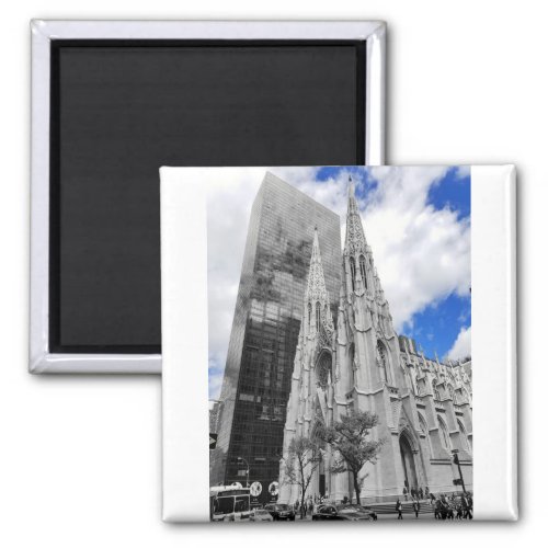 St Patricks Cathedral New York City Magnet