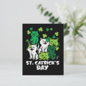 St Patricks Catricks Day Cats Saint Pattys (Standing Front)
