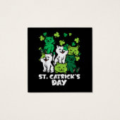 St Patricks Catricks Day Cats Saint Pattys (Back)