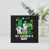 St Patricks Catricks Day Cats Saint Pattys (Standing Front)