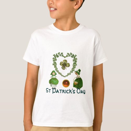 ST PATRICKS CELTIC HEART T_Shirt