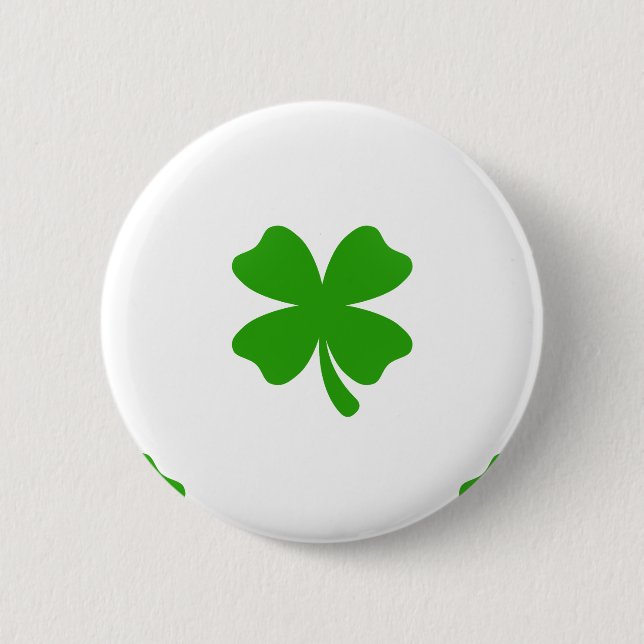 st patricks clover emoji button (Front)
