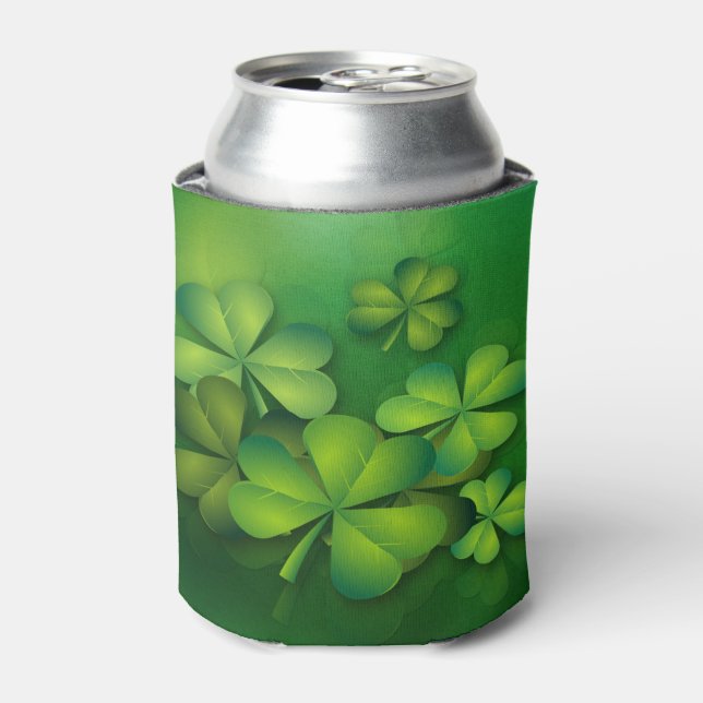 St. Patrick's Clovers Can Cooler (Can Front)