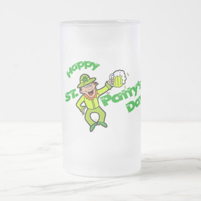 St. Patricks Custom 16oz Frosted Mug (Center)