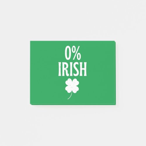 St Patricks Day 0 Irish Post_it Notes