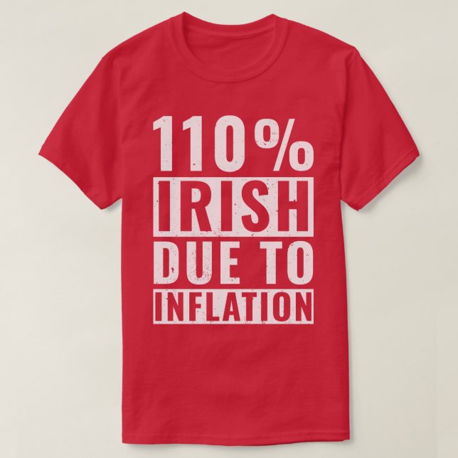 St Patricks Day 110 Irish Roots Ireland Funny Iris T-Shirt (Design Front)