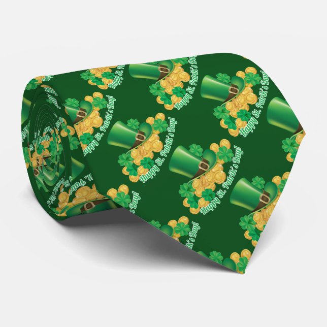 St.Patrick's Day 27 Neck Tie (Rolled)