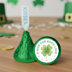 St Patrick's Day 4 Leaf Clover Shamrock Good Luck Hershey®'s Kisses®