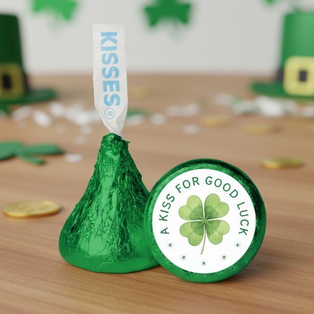 St Patrick's Day 4 Leaf Clover Shamrock Good Luck Hershey®'s Kisses® (Creator Uploaded)