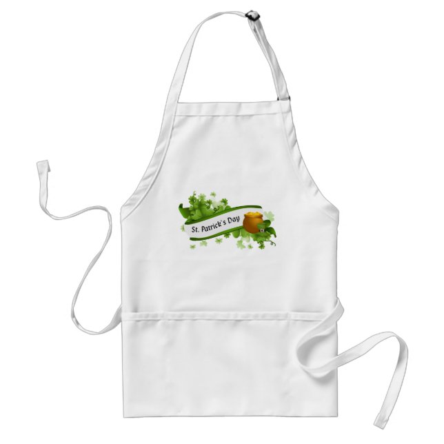 St. Patrick's Day Adult Apron (Front)