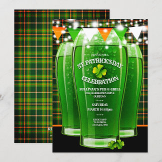 St. Patricks Day Adult Party Invitations