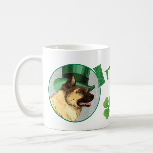 St Patricks Day Akita Coffee Mug