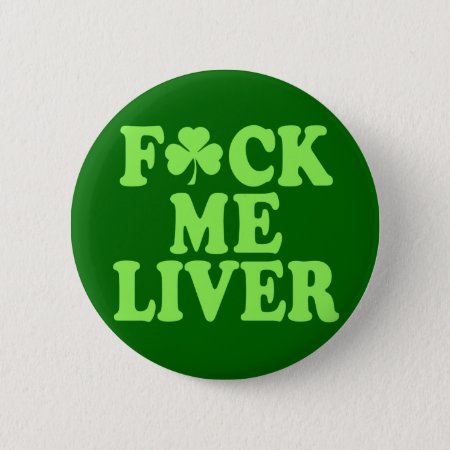 St Patrick's Day Alcohol Drinking Pinback Button