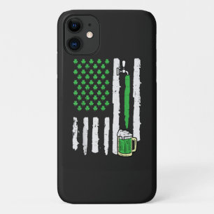 St Patricks Day America Flag Saint iPhone 11 Case