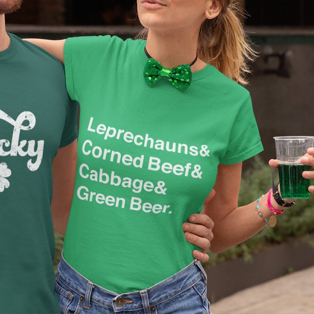 St. Patrick's Day Ampersand Design T-Shirt (Creator Uploaded)