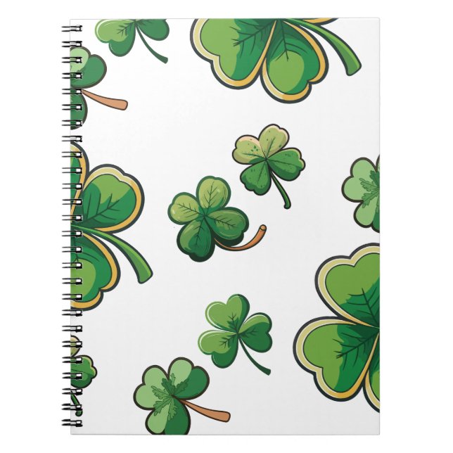 St. Patrick's Day And 4th Of July Celebration Notebook (Front)