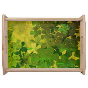 St. Patrick's Day and Good Luck ,‎Four-leaf clover Serving Tray