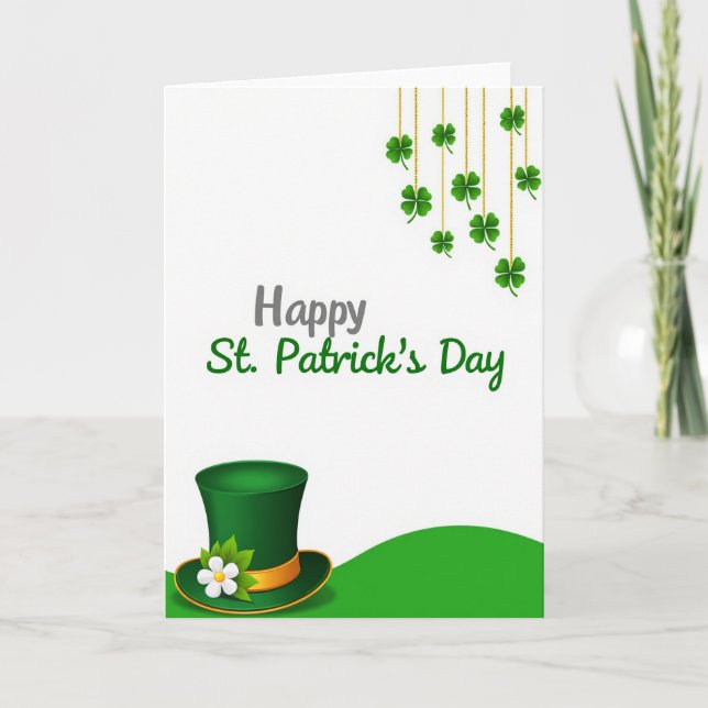 St Patricks Day Art Card (Front)