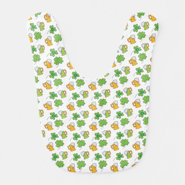 St. Patrick's Day  Baby Bib (Front)