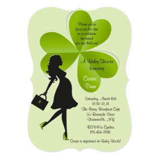 St. Patrick's Day Baby Shower Invitation
