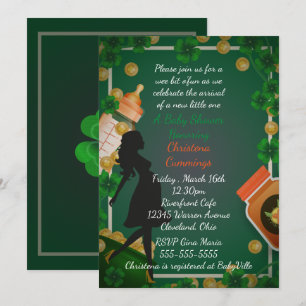 St. Patrick's Day Baby Shower Invitation