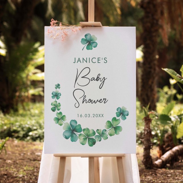 St. Patrick's Day Baby Shower Welcome Sign (Creator Uploaded)