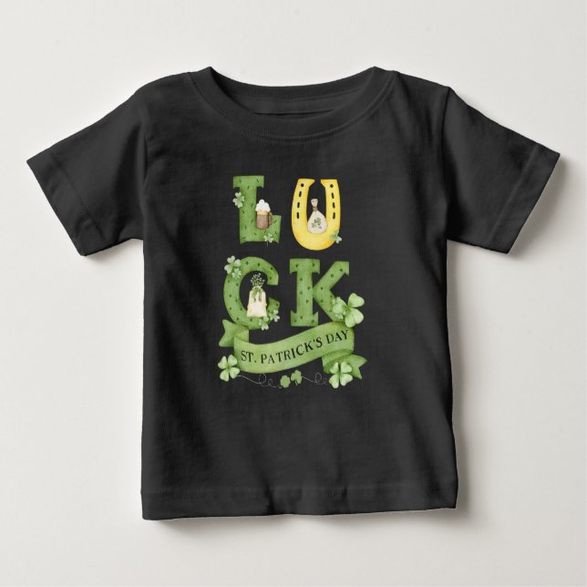 St Patricks Day Baby T-Shirt (Front)