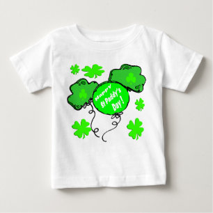 St Patrick's Day Balloons Baby T-Shirt