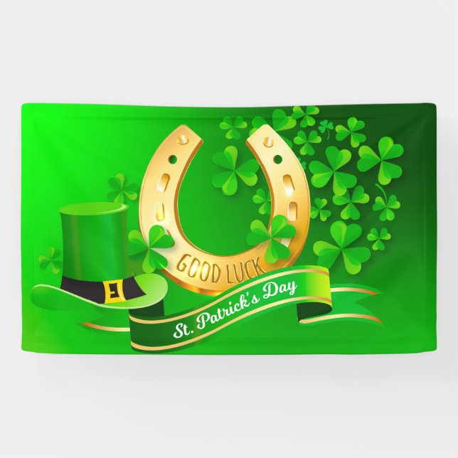 St. Patrick's Day Banner (Horizontal)