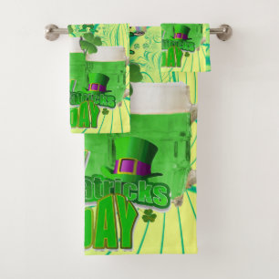 St. Patrick's Day Bathroom Towel Sets