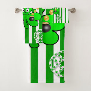 St. Patrick's Day Bathroom Towel Sets