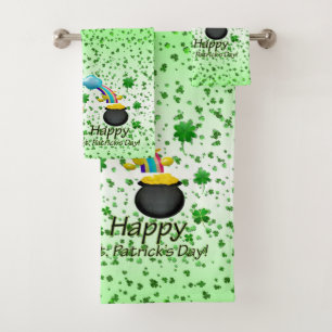 St. Patrick's Day Bathroom Towel Sets
