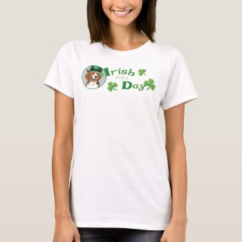 St. Patrick's Day Beagle T-shirt by DogsInk at Zazzle