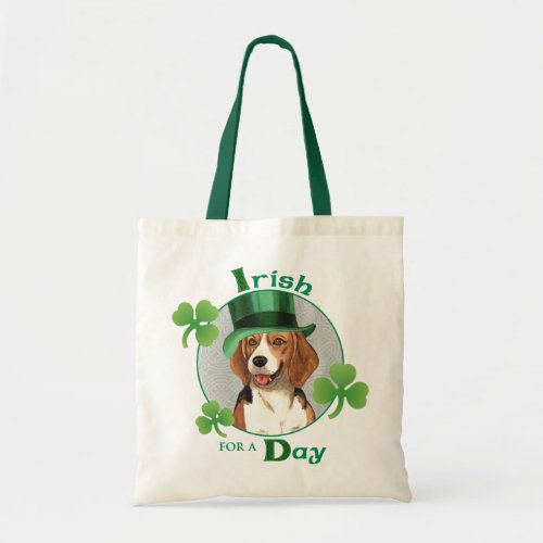 St Patricks Day Beagle Tote Bag