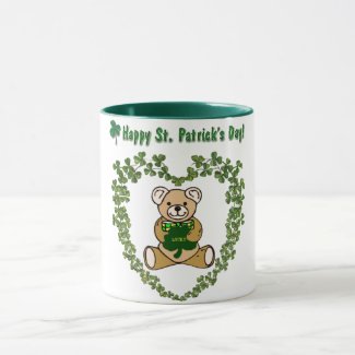 St. Patrick's Day Bear Mug mug