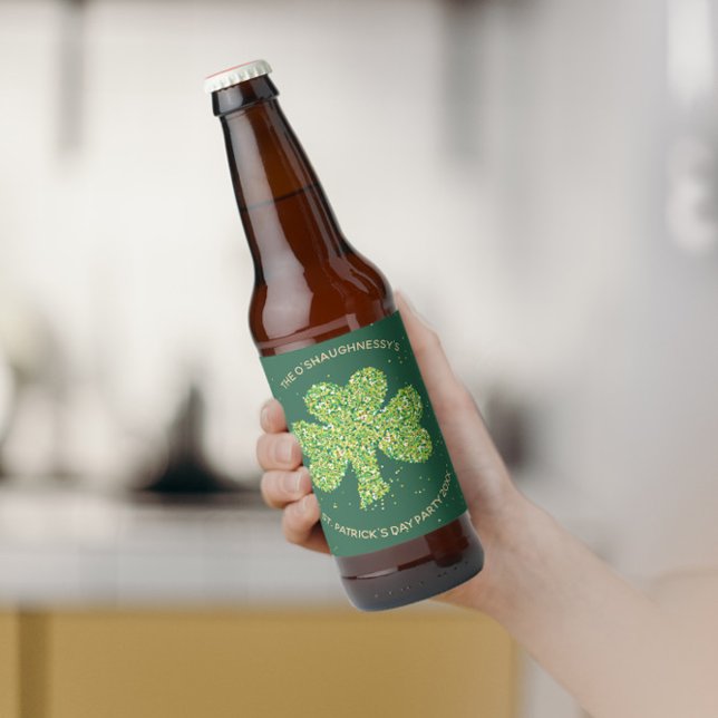 St. Patrick's Day Beer Bottle Labels - Customize (Creator Uploaded)