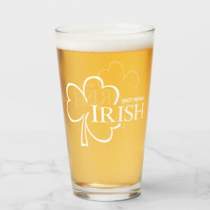 St Patrick's Day Beer Glass