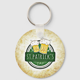 St. Patrick's Day Beer Keychain