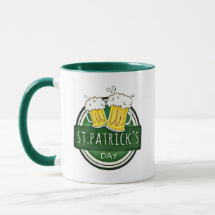 St. Patrick's Day, Beer Mugs, Irish Green Mug