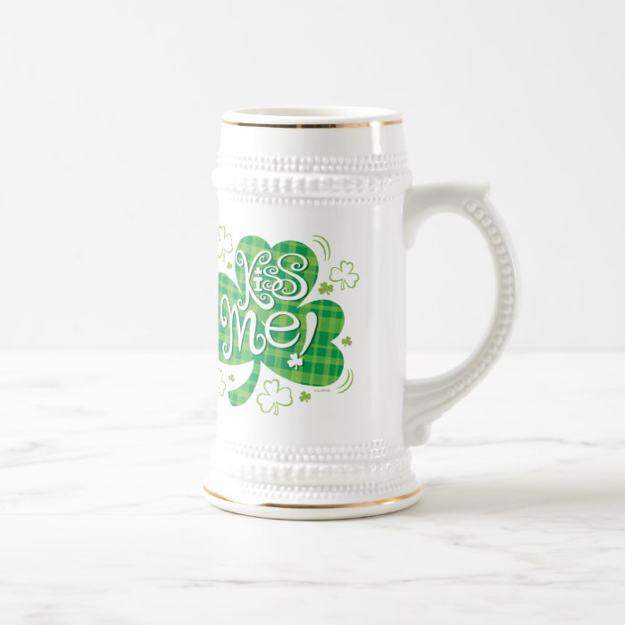 St. Patricks Day Beer Stein Mug