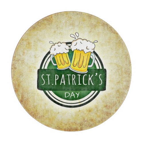 St Patricks Day Beers Cutting Board