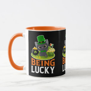St. Patrick's Day Being Lucky Mug