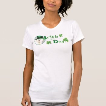 St. Patrick's Day Bichon T-shirt by DogsInk at Zazzle