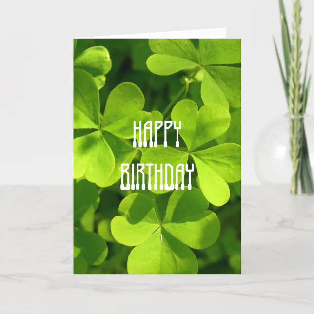 st patricks day birthday poems