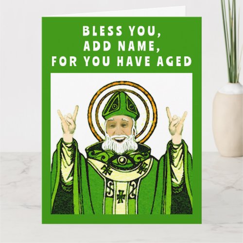 St. Patrick's Day Birthday Card