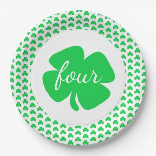 St Patricks Day Birthday Paper Plates