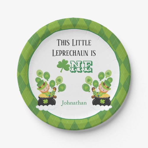 St Patricks Day Birthday Party Paper Plates