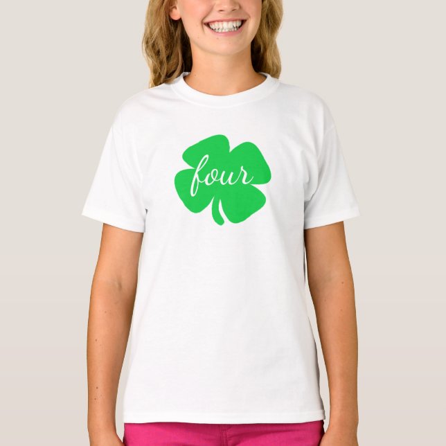 St Patrick's Day Birthday T-Shirt (Front)